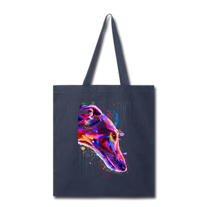 Hand painted greyhound Tote Bag